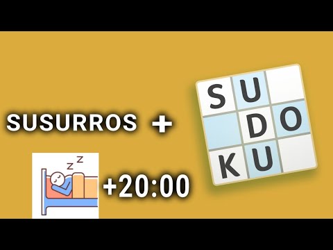 😮‍💨Este video es el mejor para dormir🤤 | SUDOKU | Hombre ASMR