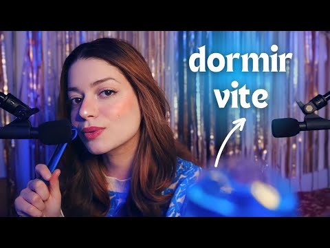 ASMR : Double micros et chuchotements très proches pour dormir (ear to ear)