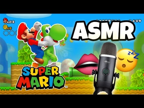 ASMR Français • JE T’ENDORS PROFONDÉMENT SUR MARIO BROSS WII ! 😴💤 (Chuchotement intense et triggers)