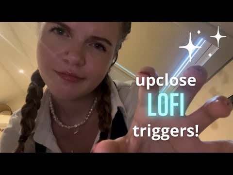 asmr | very upclose mouth sounds + hand sounds and tapping!!