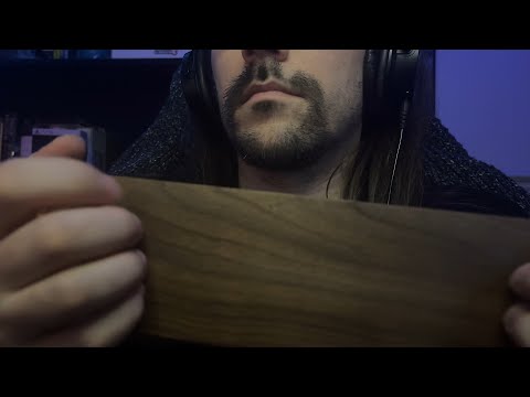 asmr | tapping (wood, box and notepad) [no talking]