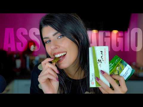 ASMR 🍥 Assaggio DOLCETTI GIAPPONESI (Whispering, Eating Sounds)