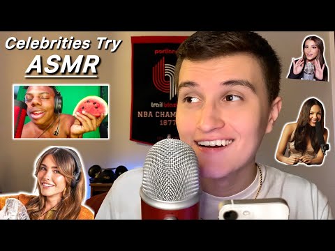 ASMRtist Reacts to Celebrities Trying ASMR 🎤💤