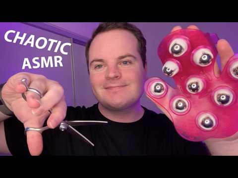Fast & Aggressive ASMR CHAOTIC Trigger Assortment