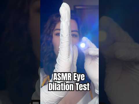 Did your eyes dilate? #asmr