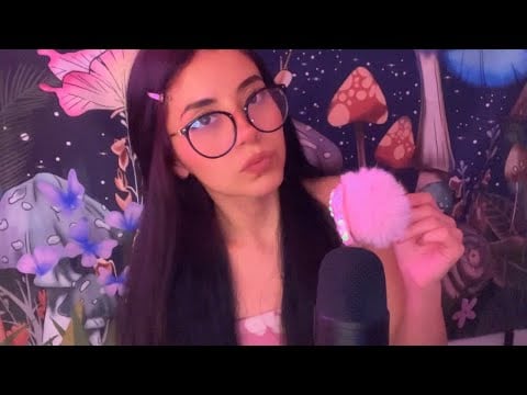 ASMR | Triggers de color rosa 💓💕🎀| Tapping | Andrea ASMR 🦋💓