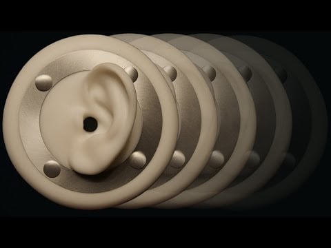 [ASMR] Binaural Echoing Ear Massage (No Talking)