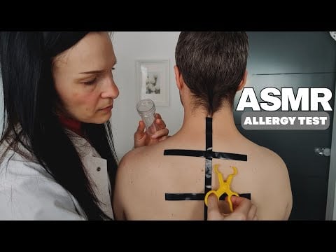ASMR Allergy Test & Skin Analysis