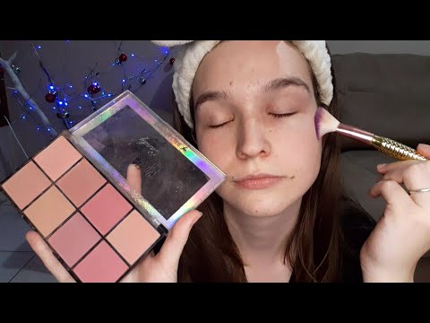 ASMR ME MAQUIANDO SONS DE SUSSURROS RELAXANTES