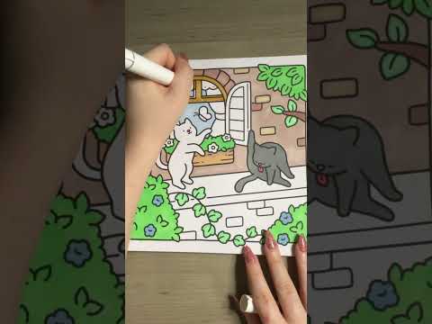 Coloring ASMR ♡  Part 2! #relax #asmr #coloring #coloringasmr