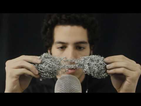 ASMR WITH METAL SPONGES