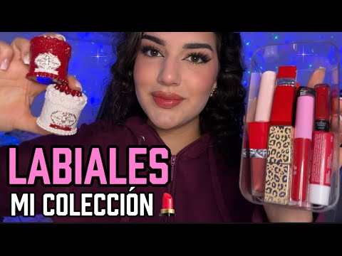 ASMR MI COLECCIÓN DE LABIALES 💄