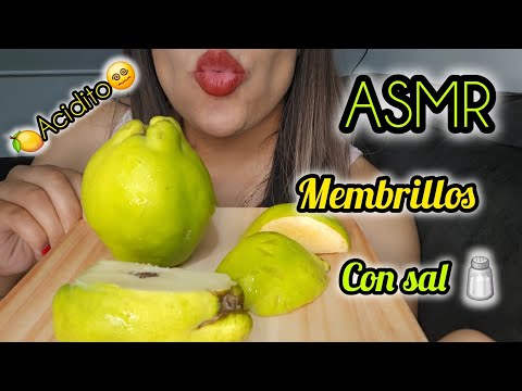 Relájate! ASMR MEMBRILLOS Acidito y delicioso! #asmrsounds 