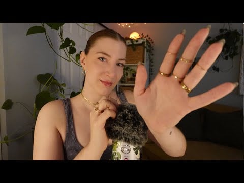ASMR Hand Movements + YOUR Names As Trigger Words 💕 Mic Scratching 🌧️ [Rainy & Delay Versions]