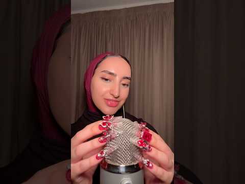 Mic scratching xxx #asmr #shorts #relax #micscratching #longnails #mictapping