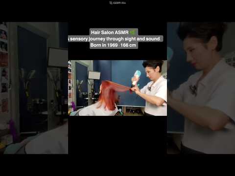 미용실ASMR 시각과청각의 활성화 # 레드브라운Hair salon ASMR Activation of vision and hearing #Red Brown