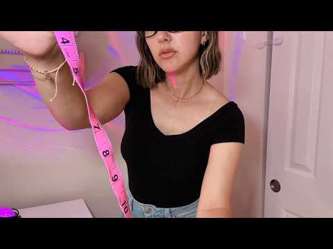 ASMR Full Body Measuring Roleplay 💥 Calming & Soft Spoken ASMR for Sleep
