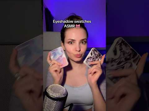 Morphe eyeshadow swatches ASMR 🫠🧚‍♀️ #asmr #makeup #asmrsounds #asmrtiktoks #morphe