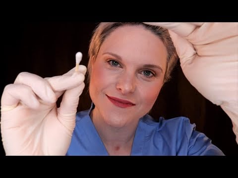 ASMR Nurse Treats Your Head Wound: EXTREMELY Relaxing & SUPER Tingly!