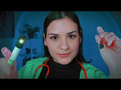 ASMR ENFERMEIRA FAZ EXAME DOS NERVOS CRANIANOS✨️