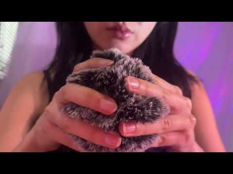 ASMR Gentle Fluffy Mic Triggers (Scratching, Massaging, Brushing)