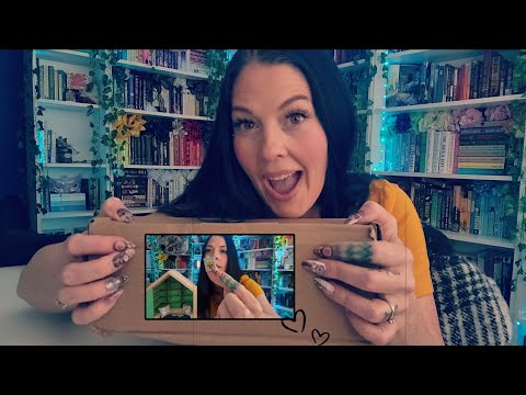 ASMR- Miniature Anxiety Library Unboxing! 📚