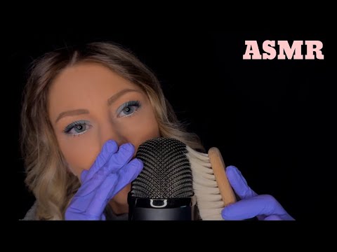 ASMR•Mouth Sounds with Glove Sounds & Visual Triggers