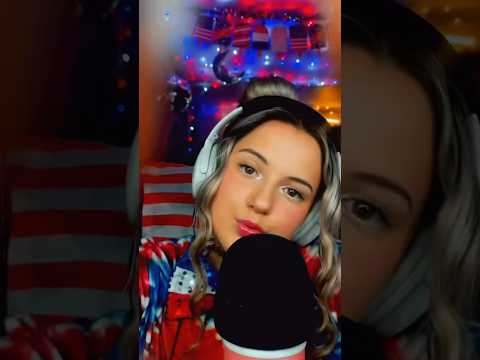 4th of July nails & mouth sounds🇺🇸 #asmr #relaxing #satisfying #visual #sleep #mouthsounds #artist