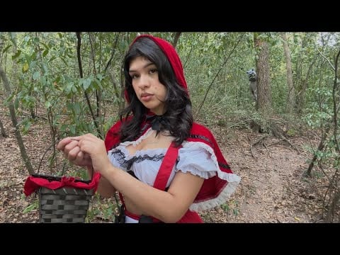 ASMR Little Red Riding hood Comforts You (you are grandma/ wolf) 