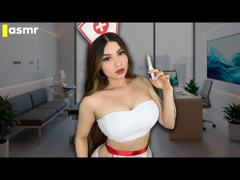 Te atiende una ENFERMERA COQUETA y te hace olvidar el dolor 💞  (ASMR para dormir)