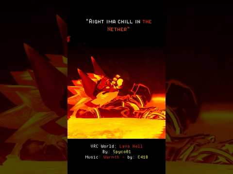Flame Novabeast chilling in The Nether #vrchat #furry #novabeast #asmr #asmrvrchat