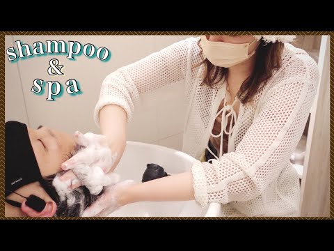 【ASMR/音フェチ】眠くなる快眠ゆっくりシャンプー&ヘッドスパ/A good night's sleep Slowly shampoo & head spa