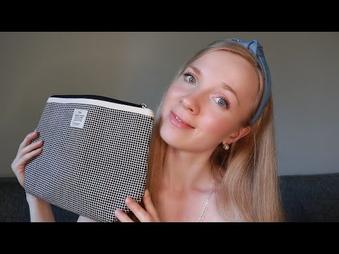 Ооочень много ШЕПОТА АСМР Что в моей косметичке 👝 Болталка ASMR Show and Tell Whispering✨ Tingles