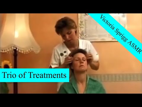 ASMR Trio of Victoria Sprigg's Facial, Swedish Massage and Swiss Reflex Treatments!!