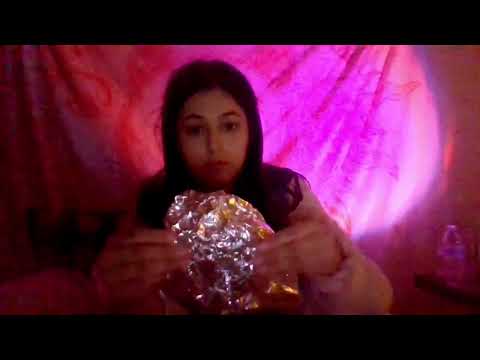 weird sounds asmr ( foil, plastic, crunchy, ext)