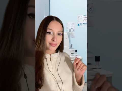 Vous avez bien fait de prendre RDV👀 #asmr #asmreyeexam #personalattention #asmrdoctor #asmrfrançais