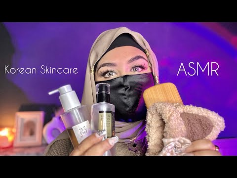 ASMR - Doing Your Korean Skincare ✨ 🧴💜