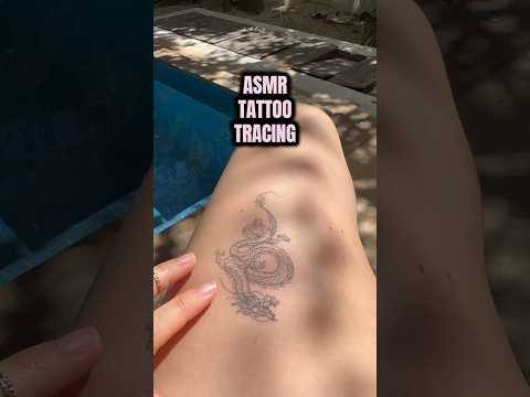 ASMR Tattoo Tracing for Sleep 😴 Personal Attention