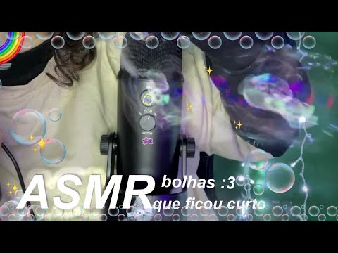 ASMR fazendo bolhas🧼até você relaxar pq o vídeo ficou curto ;-;