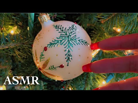 ASMR | Christmas Tree tour.. scratching, tapping & tingles galore 🌲🎅🏼❤️