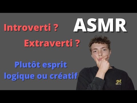 ASMR FR: je fais un test de personnalité (qui suis-je vraiment !?)