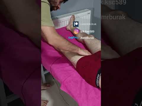 VERY RELAXING FRONT LEG ENERGY MASSAGE THERAPY  #massage #asmr #chiropractor #relaxing #shorts