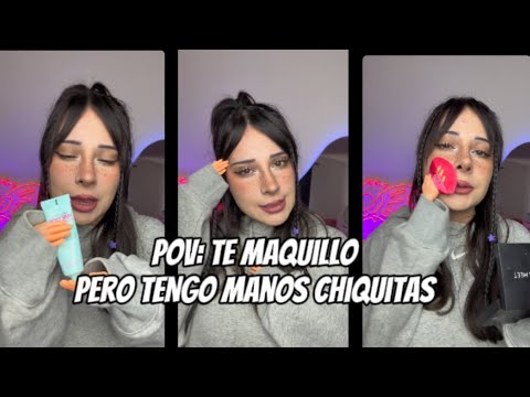 Me tome por equivocación la pastilla de Chiquitolina #asmr #makeup #maquillaje 