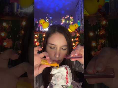 ASMR mousse colorée 🌈✨ #asmr #shavingcream #satisfying #drole #détente