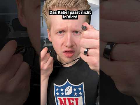 Das Kabel passt nicht in dich! #asmr