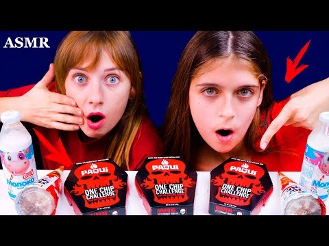 ASMR PAQUI ONE CHIP CHALLENGE WORLD'S HOTTEST CAROLINA REAPER PEPPER LiLiBu ASMR