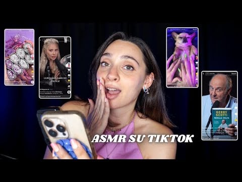 REAGISCO IN ASMR AGLI ASMR SU T1KTOK