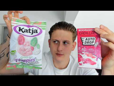 ASMR Eating Dutch typical candy