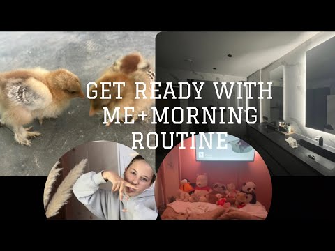 ASMR get ready with me+morning routine!!🪞🎀(voice-over)