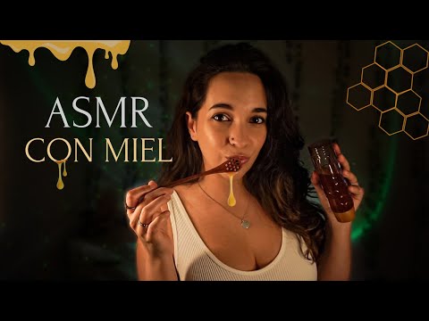 ASMR Con miel 🍯 Suaves Mouth Sounds